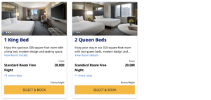 Hyatt Regency Boston Example Award Pricing